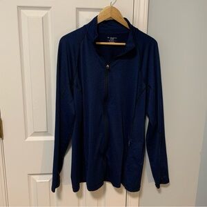 Tek Gear Blue Zip Up Dry Tek Full Zip 3XL